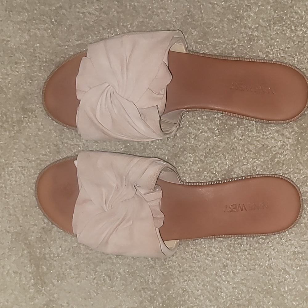 Women's Blush Pink slide on Sandals
